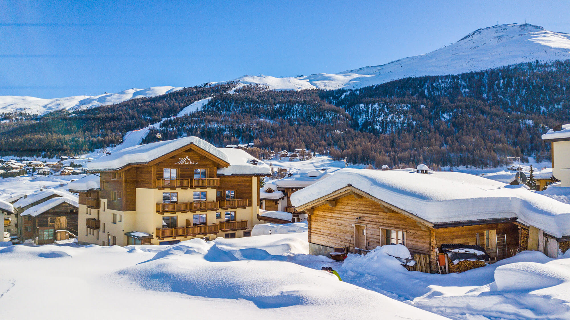 Vista sulle baite - Hotel le Alpi